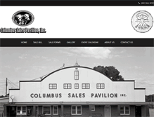 Tablet Screenshot of columbussalespavilion.com